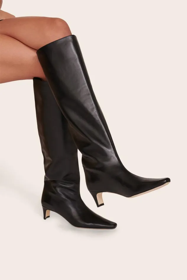 Women STAUD Boots WALLY BOOT BLACK Women STAUD Boots WALLY BOOT BLACK