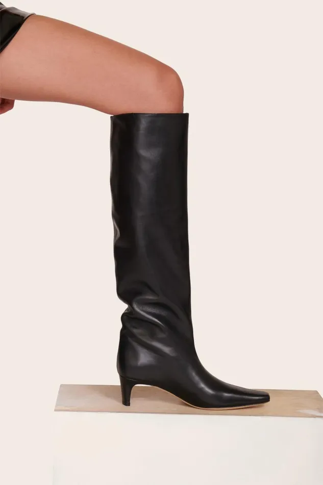 Women STAUD Boots WALLY BOOT BLACK Women STAUD Boots WALLY BOOT BLACK