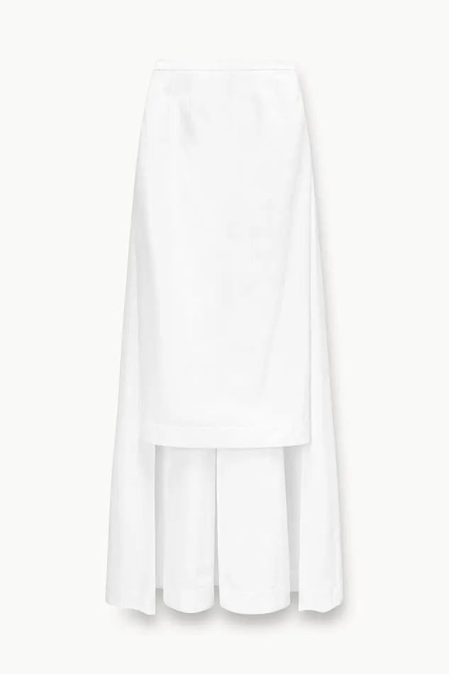 Women STAUD Bridal Dresses PRUNELLA SKIRT WHITE