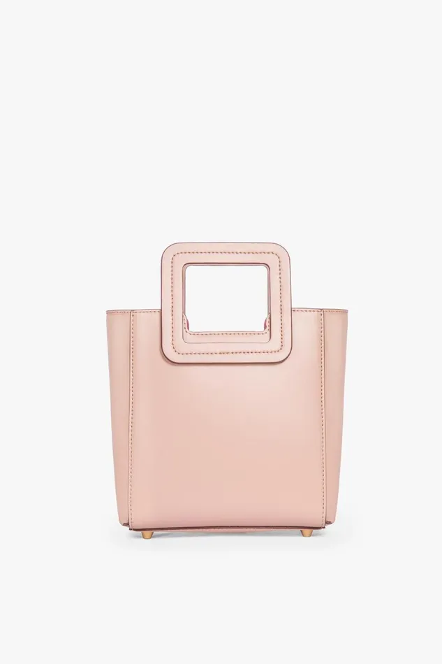 Women STAUD Crossbody MINI SHIRLEY LEATHER BAG BLUSH