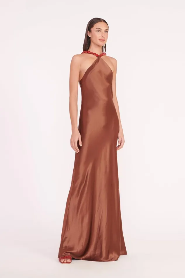 Women STAUD Dresses CADENCE DRESS CLOVE Women STAUD Dresses CADENCE DRESS CLOVE