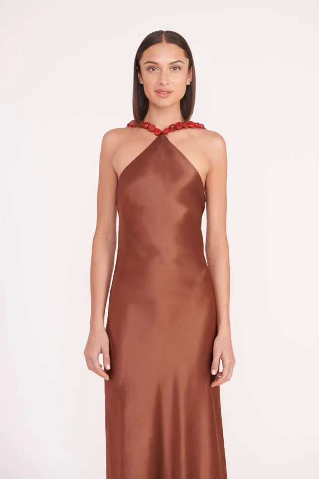 Women STAUD Dresses CADENCE DRESS CLOVE Women STAUD Dresses CADENCE DRESS CLOVE