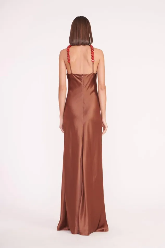 Women STAUD Dresses CADENCE DRESS CLOVE Women STAUD Dresses CADENCE DRESS CLOVE