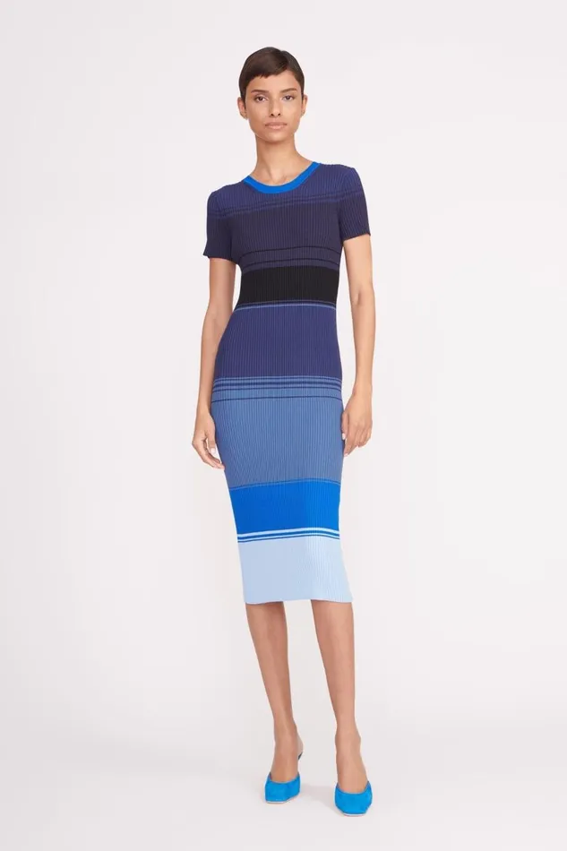 Women STAUD Dresses COLLEEN DRESS MIDNIGHT GLACIER