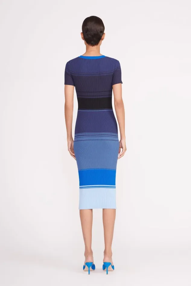 Women STAUD Dresses COLLEEN DRESS MIDNIGHT GLACIER Women STAUD Dresses COLLEEN DRESS MIDNIGHT GLACIER