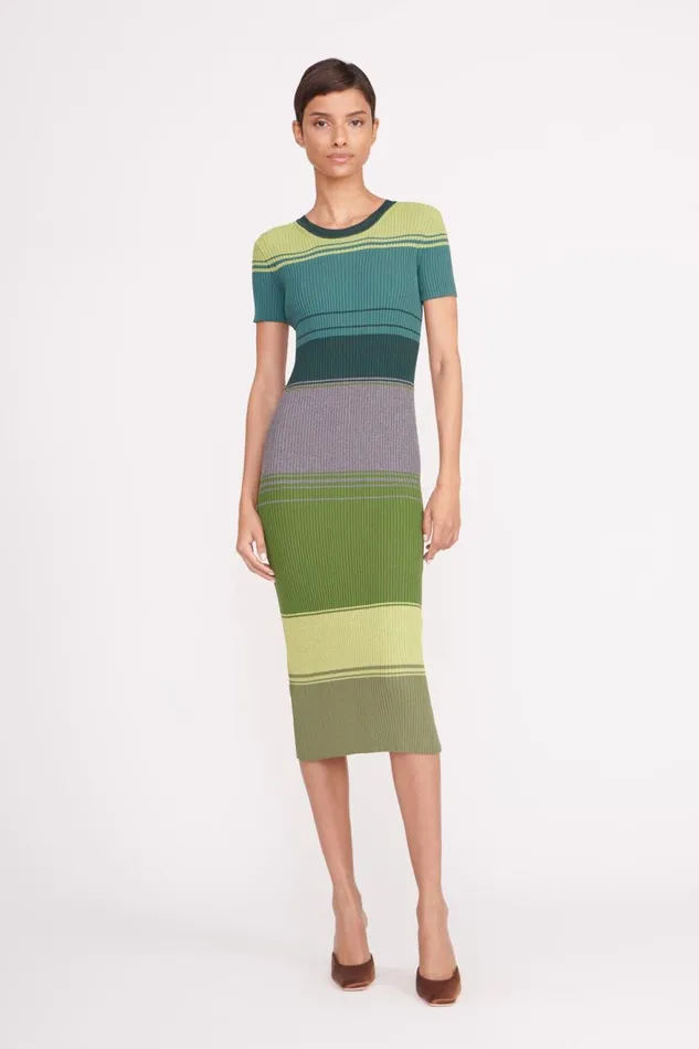 Women STAUD Dresses COLLEEN DRESS PINE FOREST