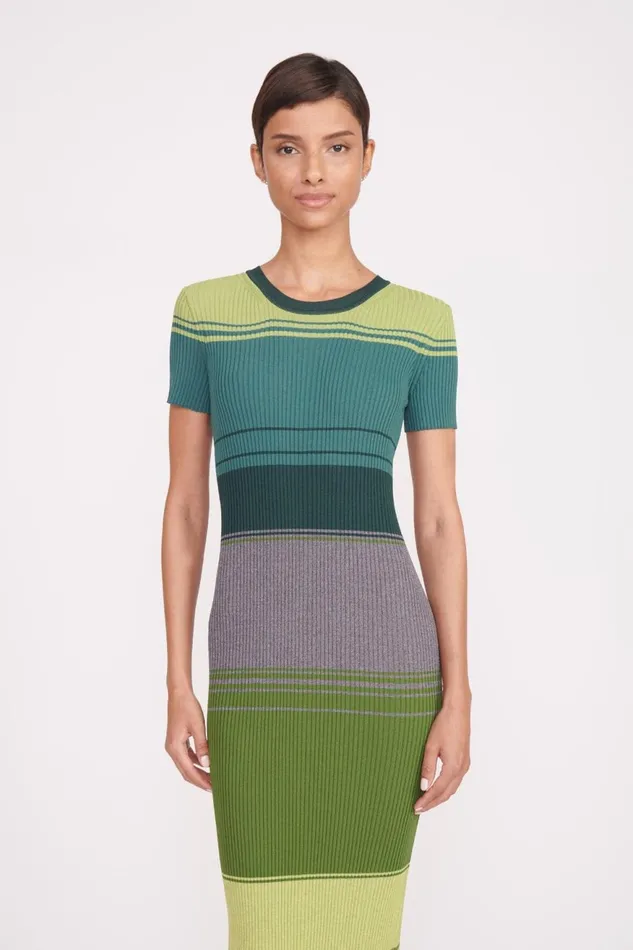 Women STAUD Dresses COLLEEN DRESS PINE FOREST Women STAUD Dresses COLLEEN DRESS PINE FOREST