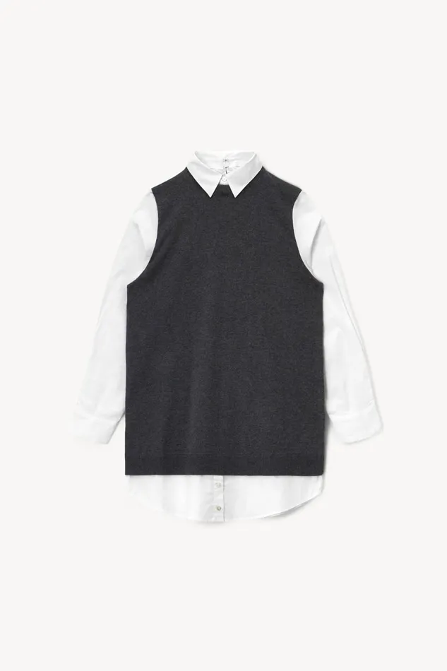 Women STAUD Dresses FERN DRESS GREY WHITE