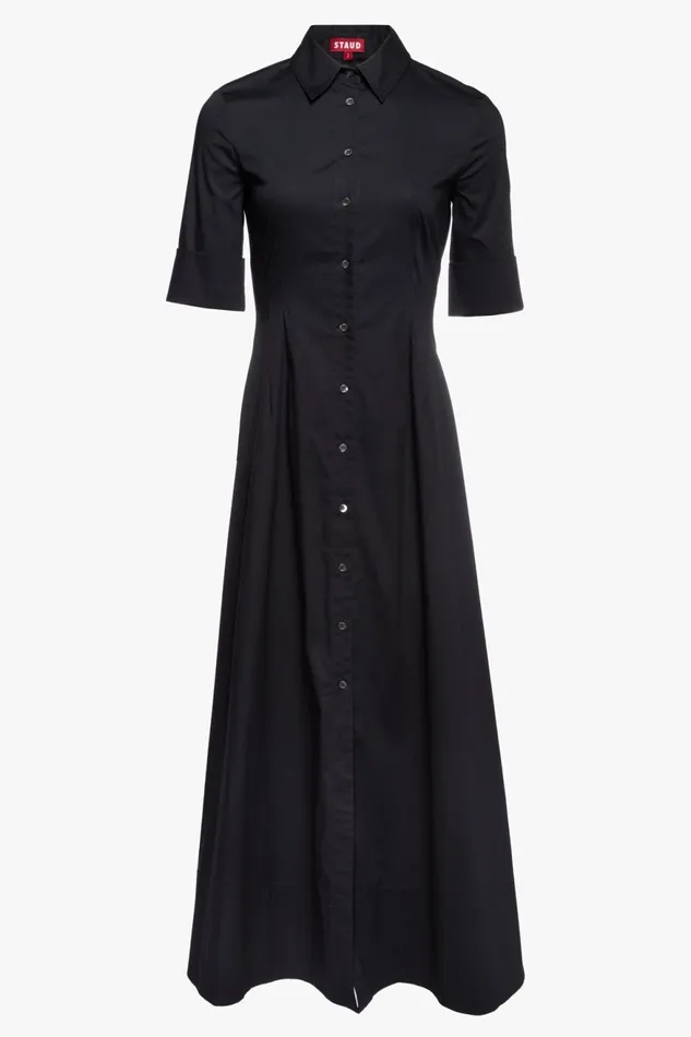 Women STAUD Dresses JOAN MAXI DRESS BLACK