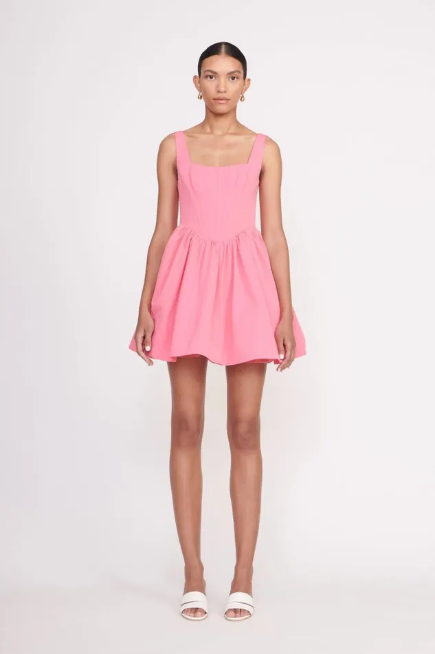 Women STAUD Dresses LANDSCAPE DRESS CORAL PINK