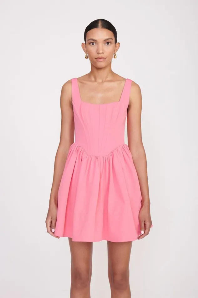 Women STAUD Dresses LANDSCAPE DRESS CORAL PINK