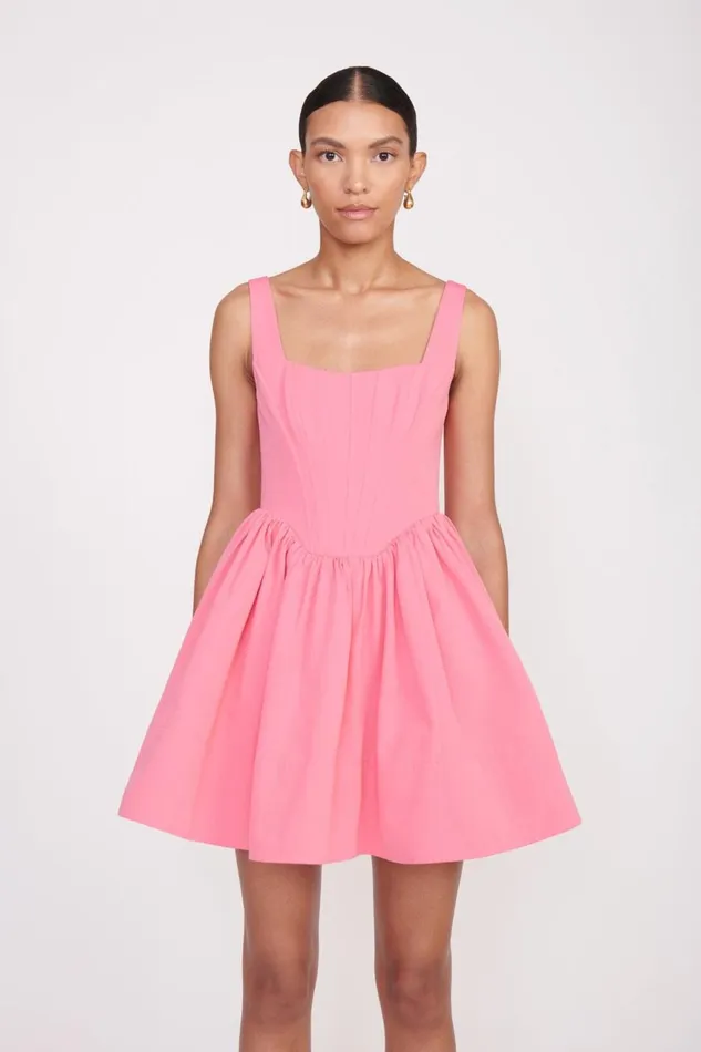 Women STAUD Dresses LANDSCAPE DRESS CORAL PINK