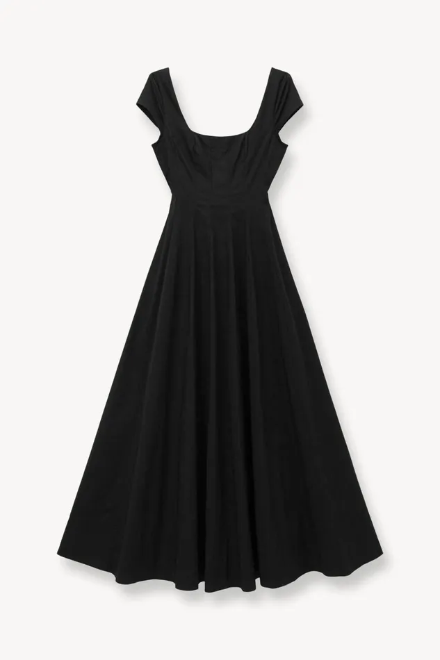 Women STAUD Dresses MAXI SHORT SLEEVE WELLS DRESS BLACK