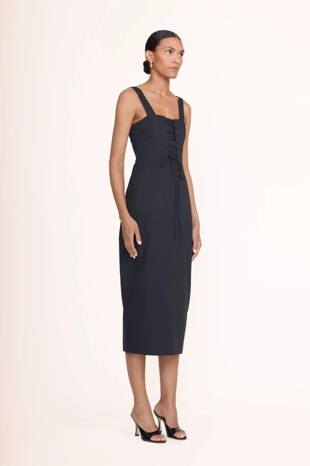 Women STAUD Dresses SUTTON DRESS BLACK