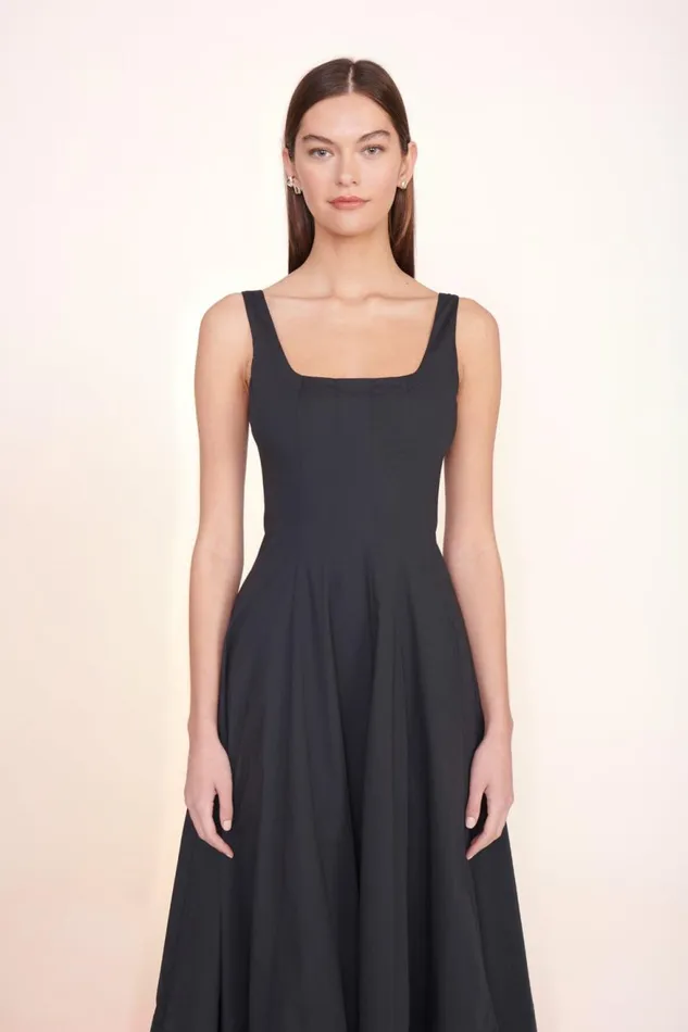 Women STAUD Dresses WELLS DRESS BLACK Women STAUD Dresses WELLS DRESS BLACK