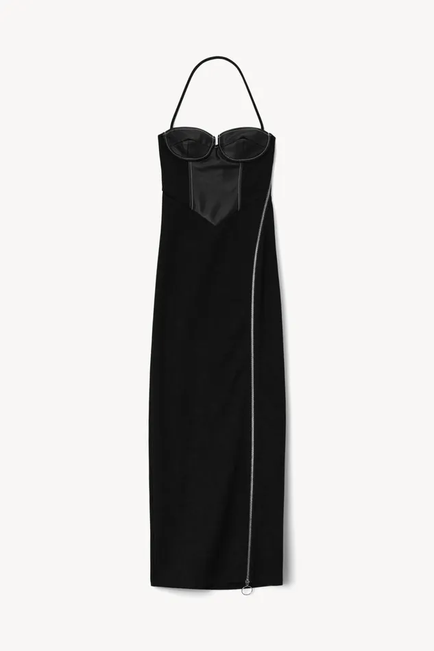 Women STAUD Knits HINDLEY DRESS BLACK