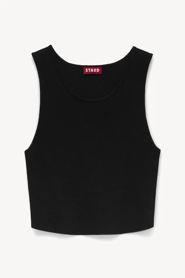 Women STAUD Knits NOOR TOP BLACK Women STAUD Knits NOOR TOP BLACK