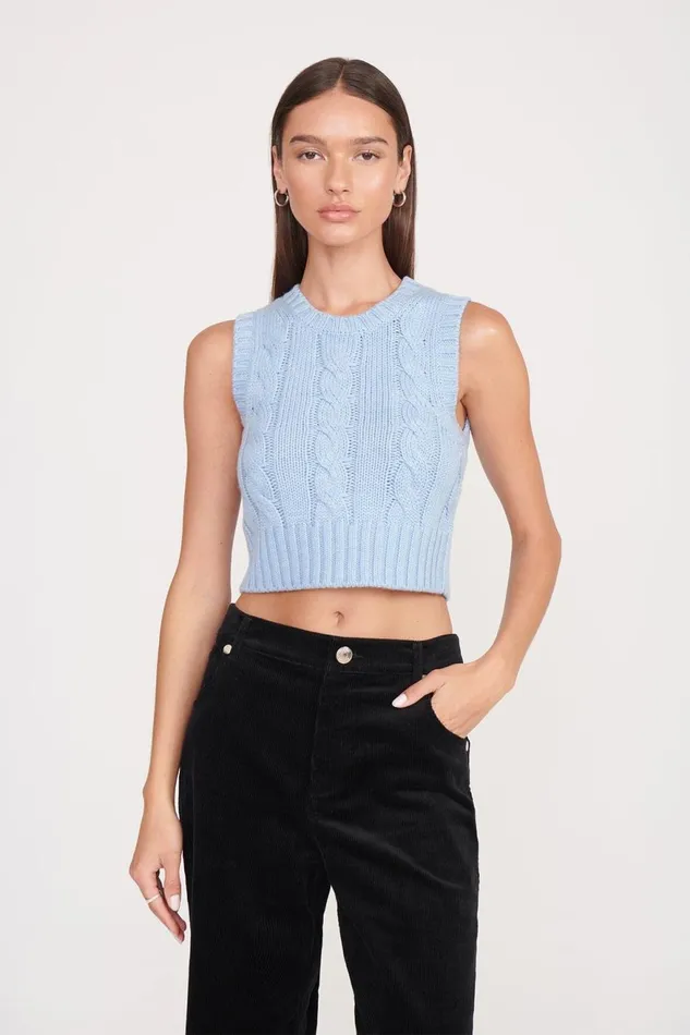 Women STAUD Knits PINGO SWEATER FRENCH BLUE