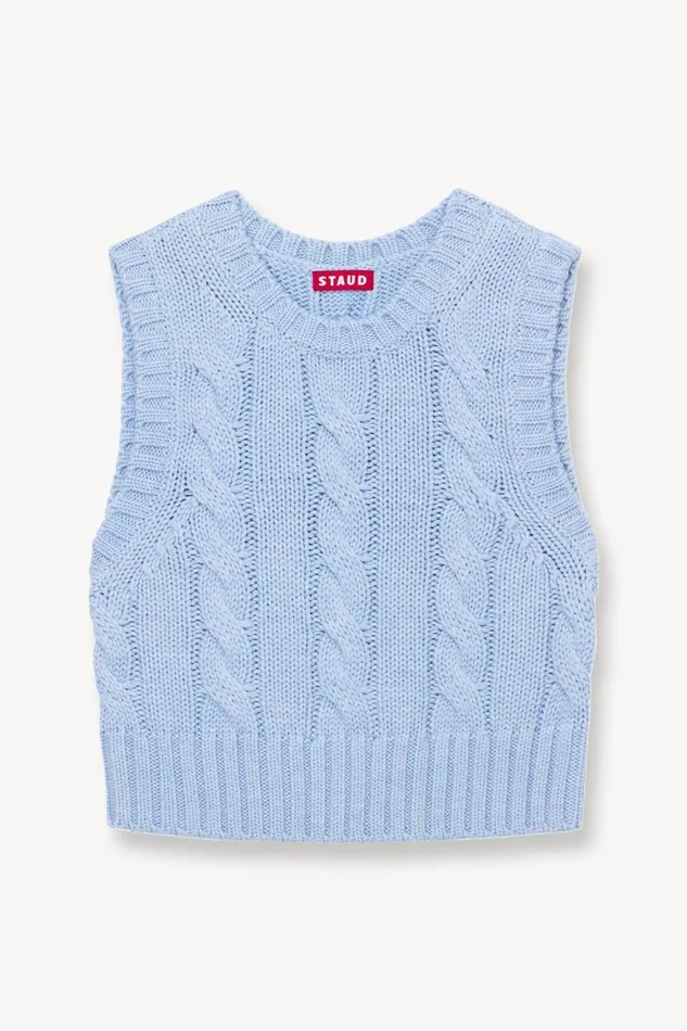 Women STAUD Knits PINGO SWEATER FRENCH BLUE Women STAUD Knits PINGO SWEATER FRENCH BLUE