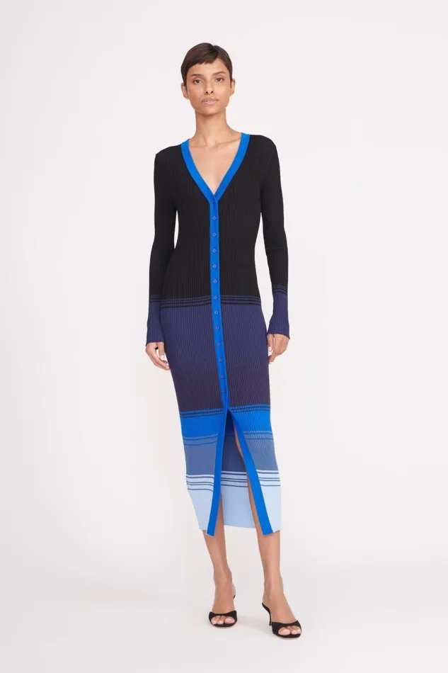 Women STAUD Knits SHOKO SWEATER MIDNIGHT GLACIER
