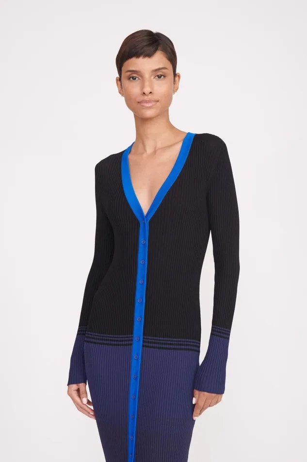 Women STAUD Knits SHOKO SWEATER MIDNIGHT GLACIER Women STAUD Knits SHOKO SWEATER MIDNIGHT GLACIER