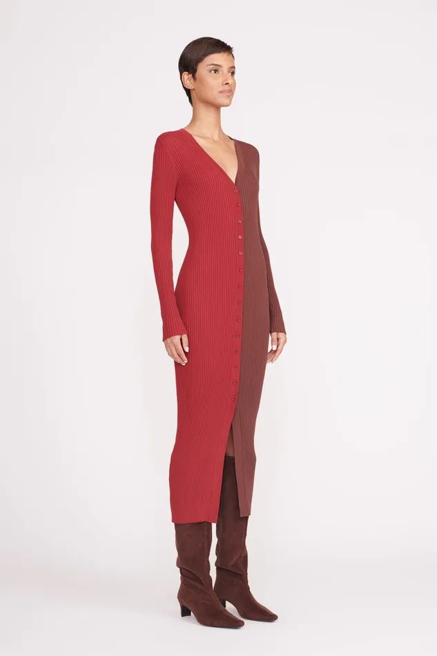 Women STAUD Knits SHOKO SWEATER SYRAH CHOCOLATE Women STAUD Knits SHOKO SWEATER SYRAH CHOCOLATE