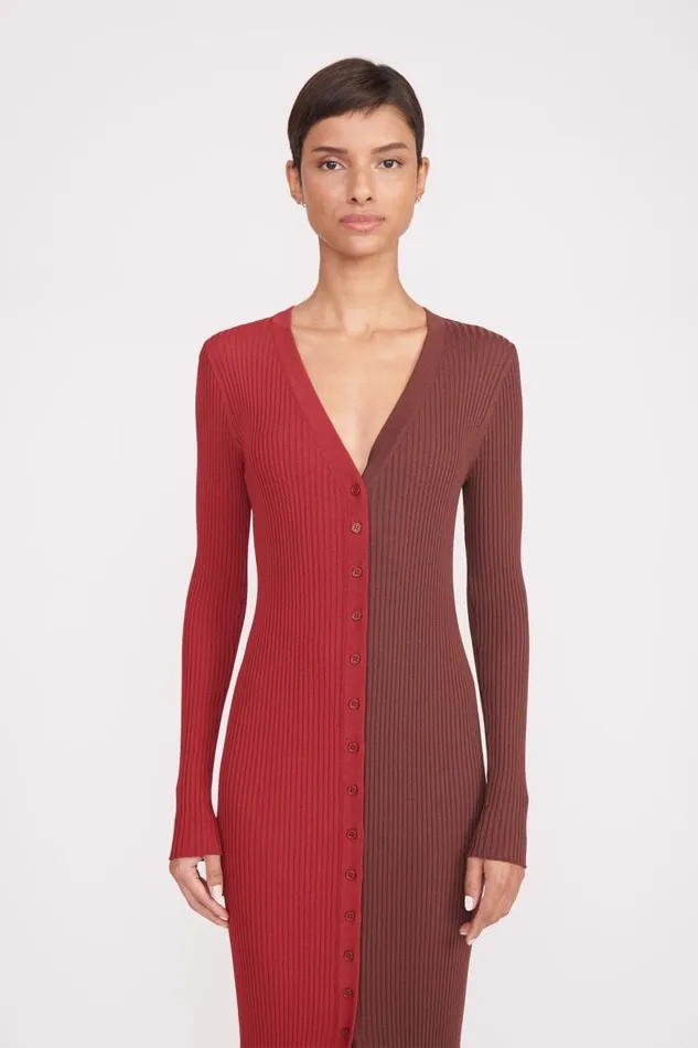 Women STAUD Knits SHOKO SWEATER SYRAH CHOCOLATE Women STAUD Knits SHOKO SWEATER SYRAH CHOCOLATE