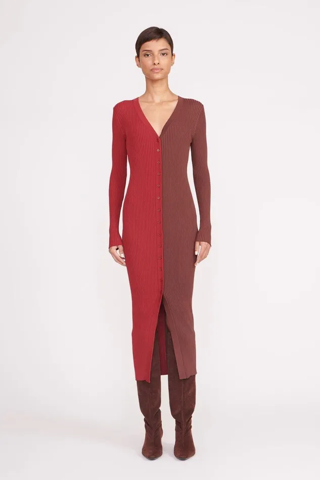 Women STAUD Knits SHOKO SWEATER SYRAH CHOCOLATE Women STAUD Knits SHOKO SWEATER SYRAH CHOCOLATE