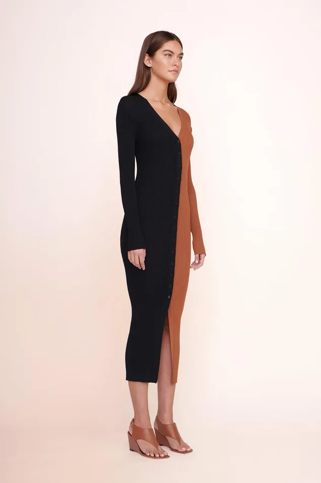 Women STAUD Knits SHOKO SWEATER TAN BLACK