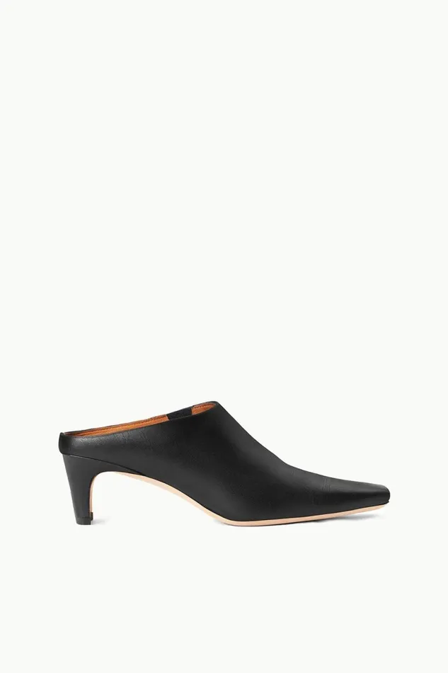 Women STAUD Mules and Flats WALLY MULE BLACK