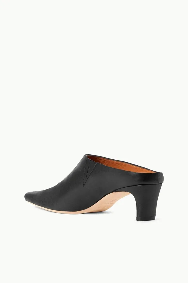 Women STAUD Mules and Flats WALLY MULE BLACK