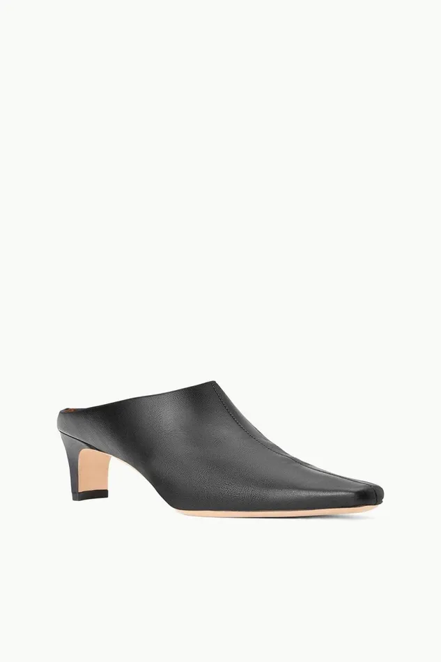 Women STAUD Mules and Flats WALLY MULE BLACK