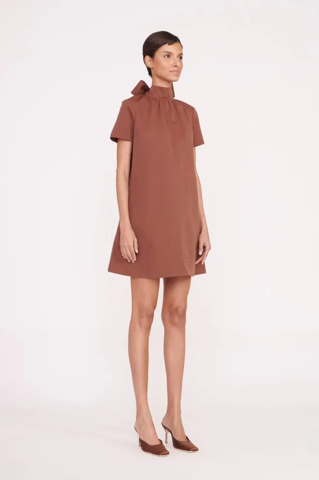 Women STAUD Occasion Dresses MINI ILANA DRESS CLOVE