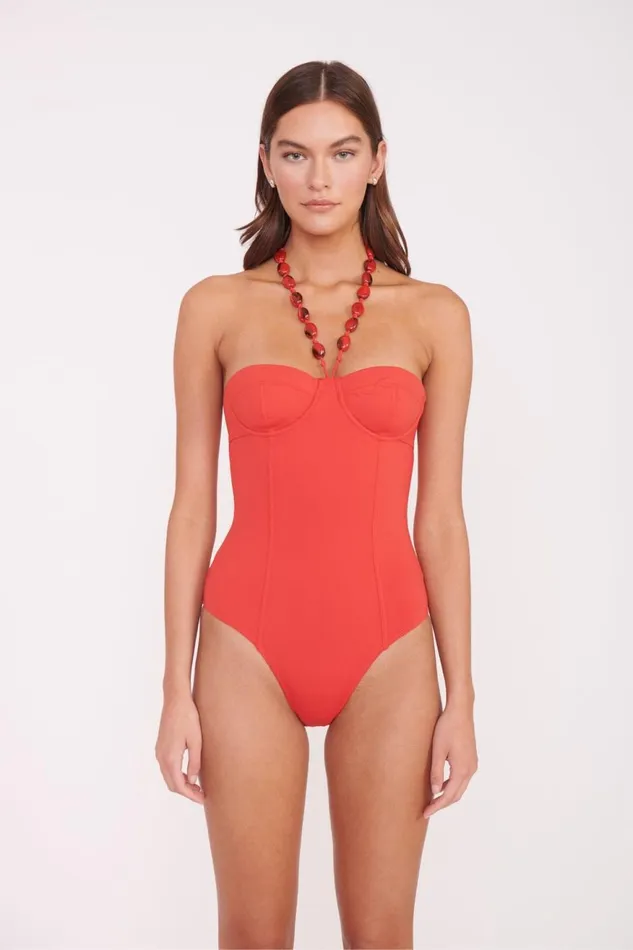 Women STAUD One Pieces HARPER BEADED ONE PIECE RUBY Women STAUD One Pieces HARPER BEADED ONE PIECE RUBY