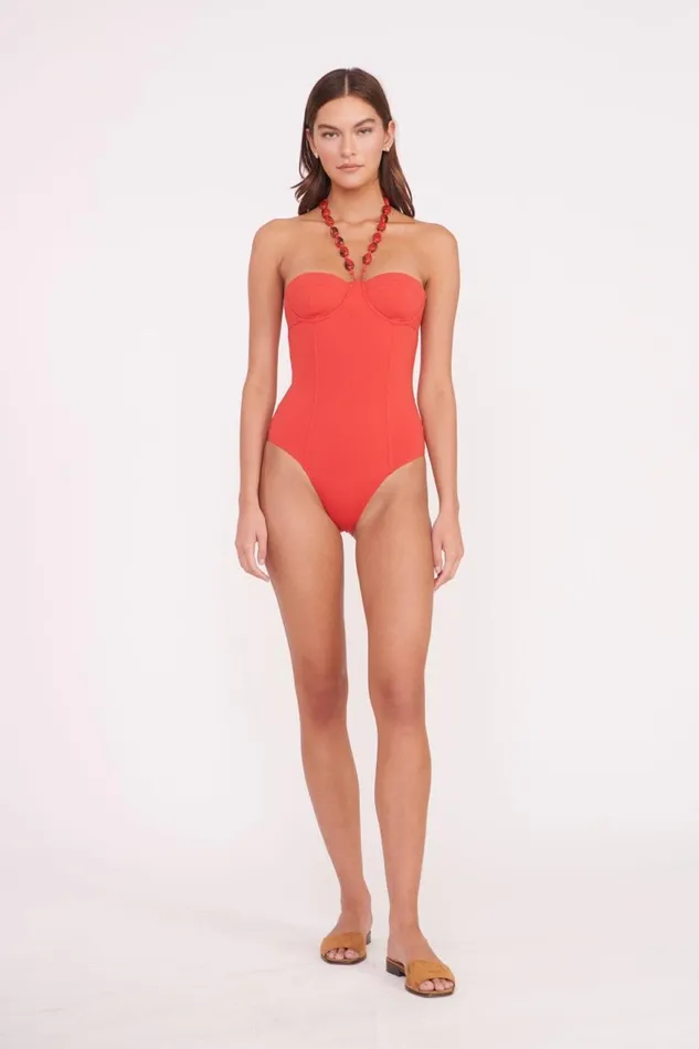 Women STAUD One Pieces HARPER BEADED ONE PIECE RUBY Women STAUD One Pieces HARPER BEADED ONE PIECE RUBY