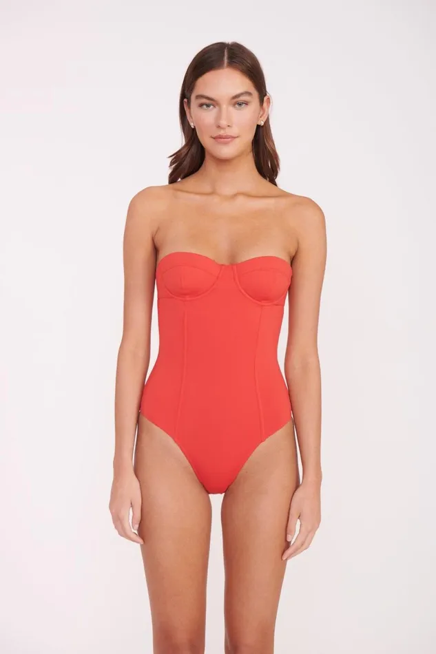 Women STAUD One Pieces HARPER BEADED ONE PIECE RUBY Women STAUD One Pieces HARPER BEADED ONE PIECE RUBY
