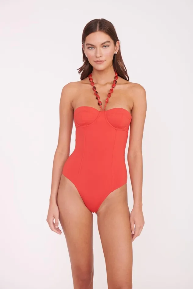 Women STAUD One Pieces HARPER BEADED ONE PIECE RUBY Women STAUD One Pieces HARPER BEADED ONE PIECE RUBY
