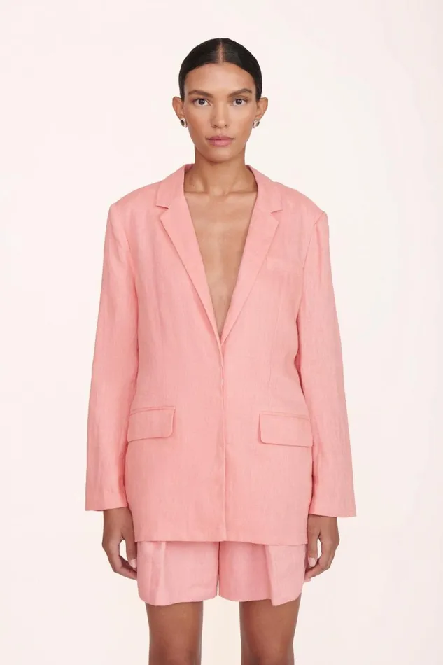 Women STAUD Outerwear and Jackets MAXWELL BLAZER ROSEBUD