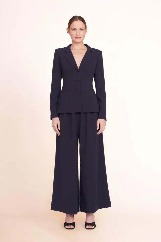 Women STAUD Pants and Shorts CROPPED CALEB PANT NAVY