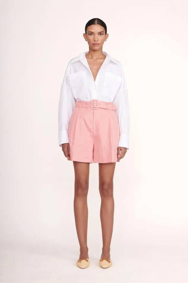 Women STAUD Pants and Shorts ERIS SHORT ROSEBUD