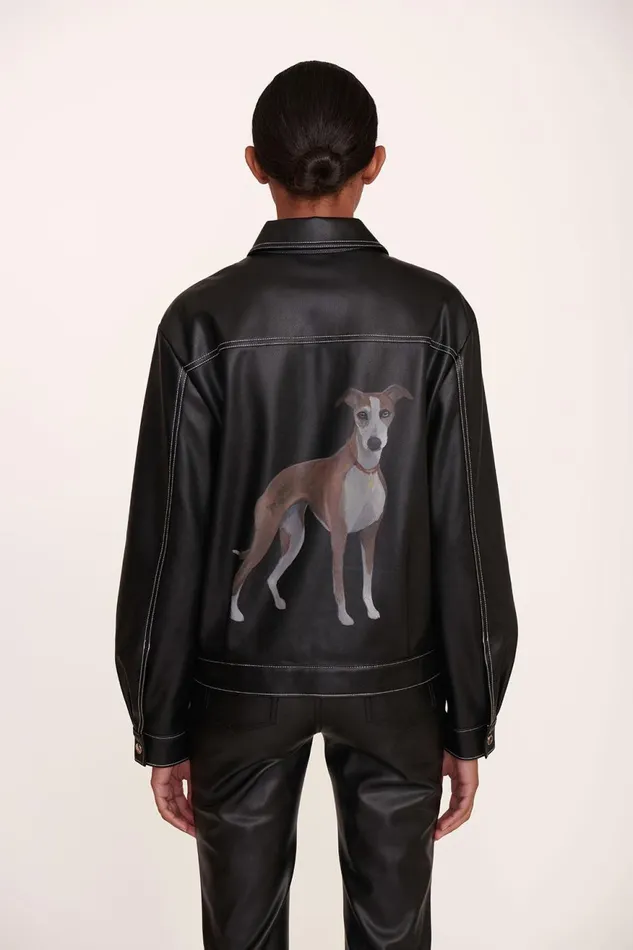 Women STAUD Pet Ready To Wear CUSTOM RYAN JACKET BLACK