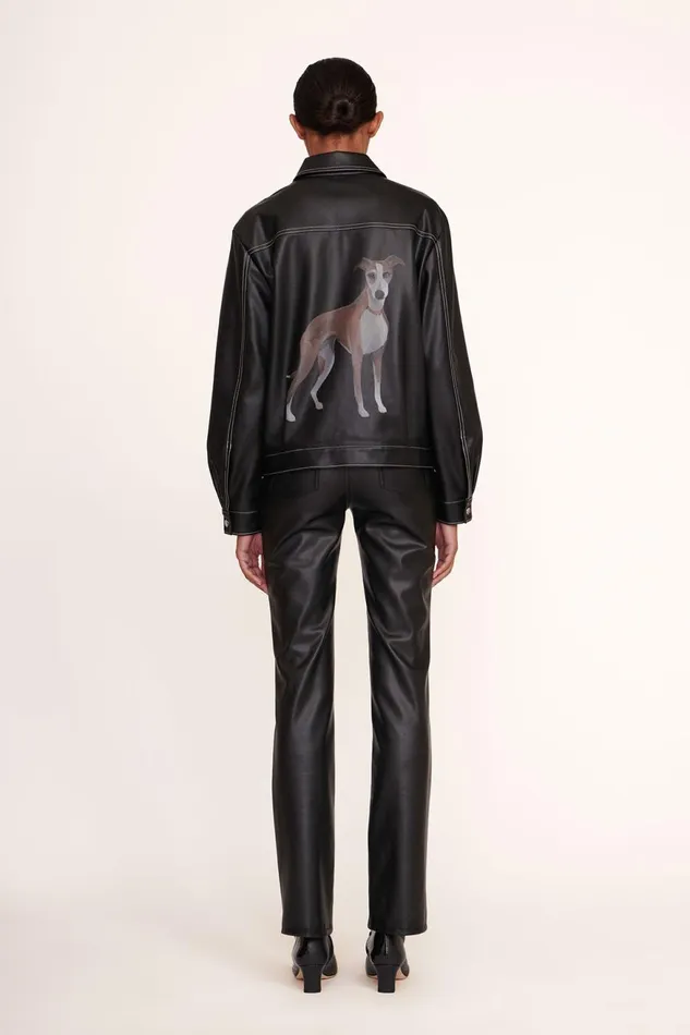 Women STAUD Pet Ready To Wear CUSTOM RYAN JACKET BLACK