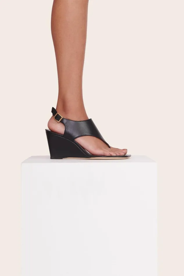 Women STAUD Platforms and Wedges ALEX WEDGE BLACK