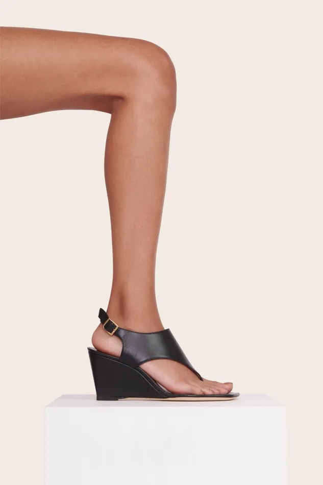 Women STAUD Platforms and Wedges ALEX WEDGE BLACK