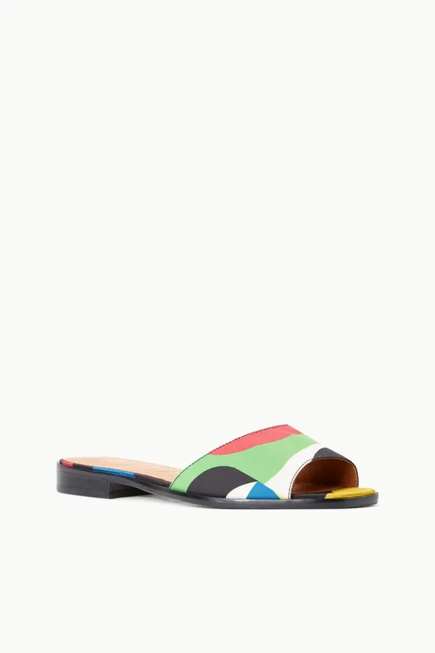 Women STAUD Sandals CASPIAN SLIDE MARBLE WAVE