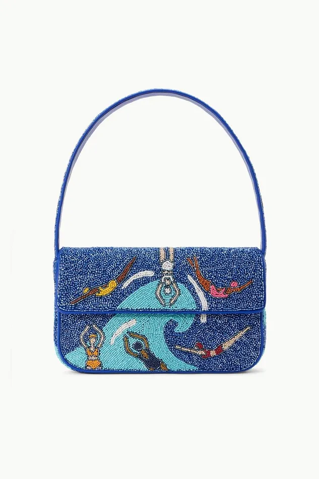 Women STAUD Shoulder TOMMY BEADED BAG SWIMMERS