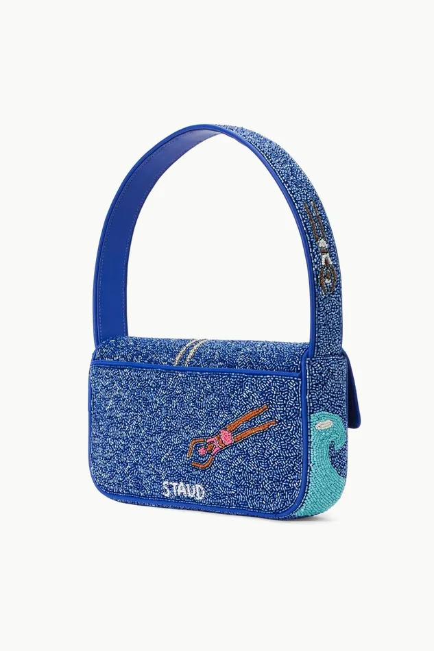 Women STAUD Shoulder TOMMY BEADED BAG SWIMMERS