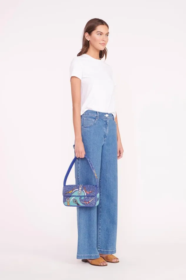 Women STAUD Shoulder TOMMY BEADED BAG SWIMMERS