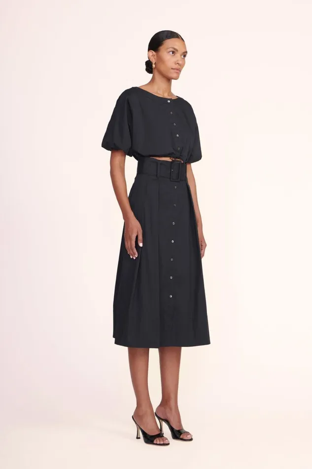 Women STAUD Skirts KINGSLEY SKIRT BLACK