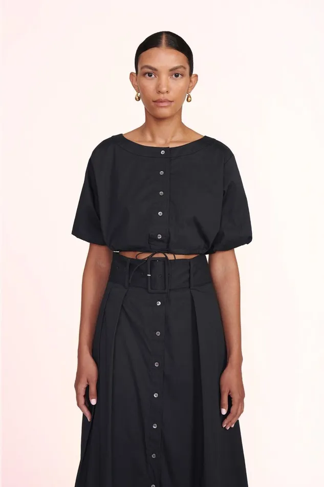 Women STAUD Skirts KINGSLEY SKIRT BLACK